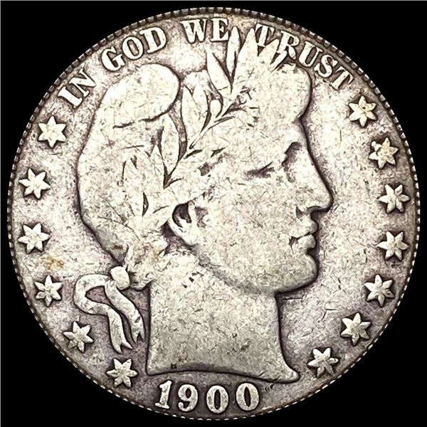 1900-O Barber Half Dollar LIGHTLY CIRCULATED