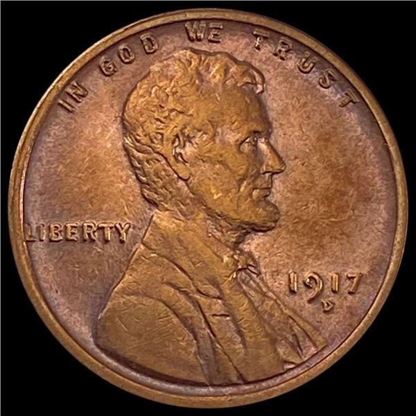1917-D Wheat Cent CLOSELY UNCIRCULATED