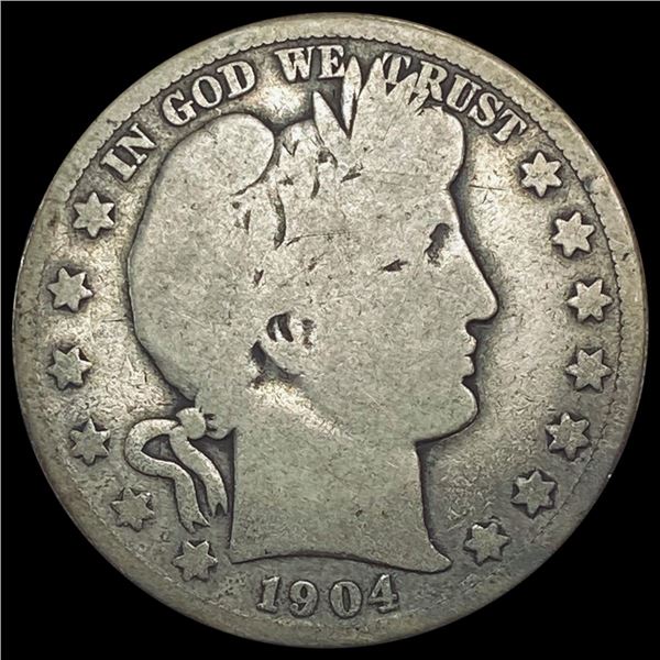 1904-S Barber Half Dollar NICELY CIRCULATED