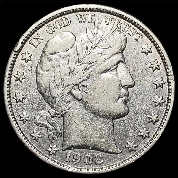 1902 Barber Half Dollar CLOSELY UNCIRCULATED