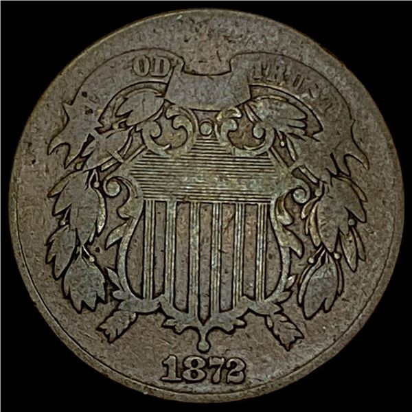 1872 Two-Cent Piece LIGHTLY CIRCULATED