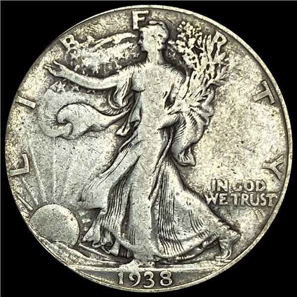 1938-D Walking Liberty Half Dollar LIGHTLY CIRCULATED