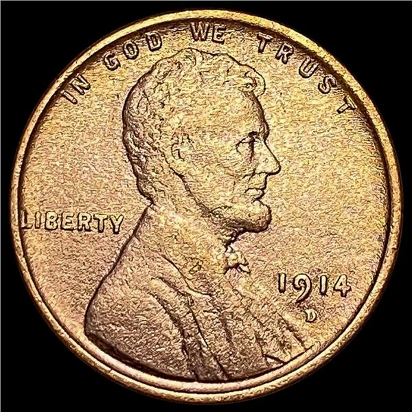 1914-D Wheat Cent CLOSELY UNCIRCULATED