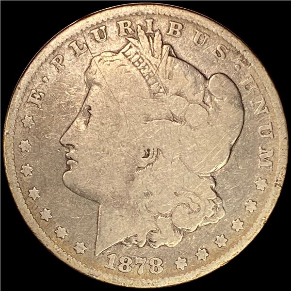 1878 8TF Morgan Silver Dollar LIGHTLY CIRCULATED
