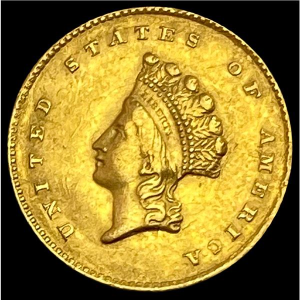 1855 Rare Gold Dollar CLOSELY UNCIRCULATED