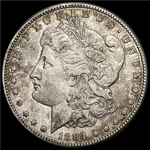 1884-S Morgan Silver Dollar NEARLY UNCIRCULATED