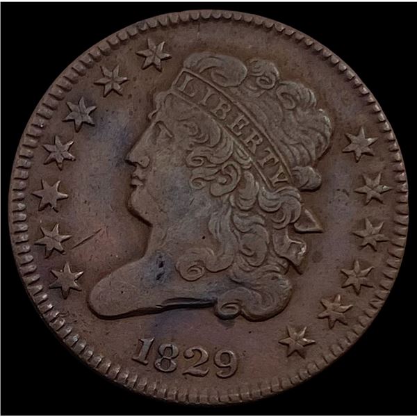 1829 Classic Head Half Cent CLOSELY UNCIRCULATED