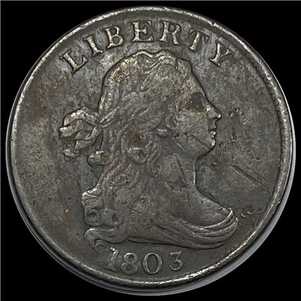 1803 Draped Bust Half Cent NICELY CIRCULATED