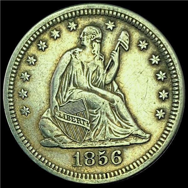 1856 Seated Liberty Quarter CLOSELY UNCIRCULATED