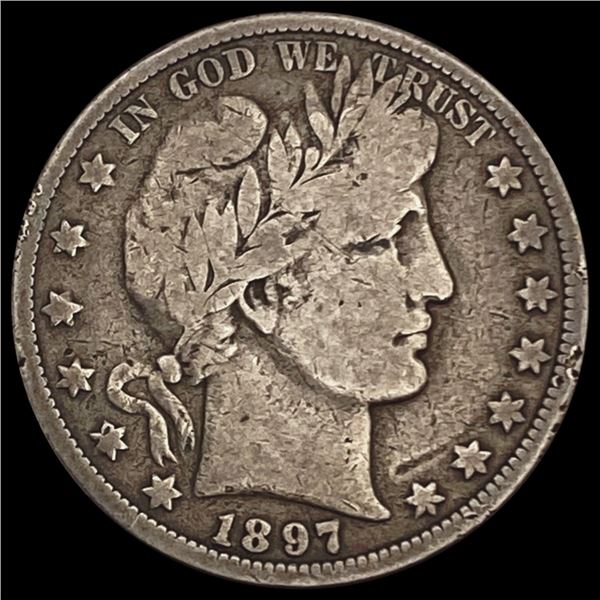 1897-O Barber Half Dollar NICELY CIRCULATED