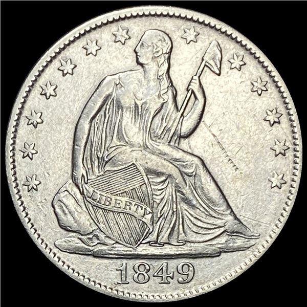 1849-O Seated Liberty Half Dollar CLOSELY UNCIRCULATED