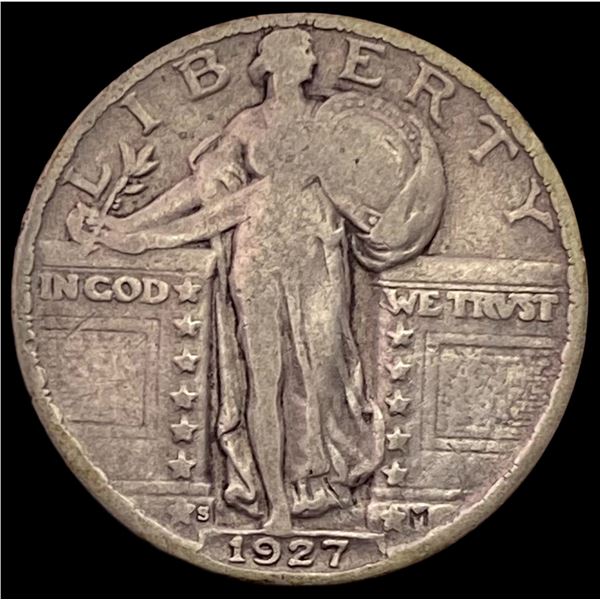 1927-S Standing Liberty Quarter LIGHTLY CIRCULATED