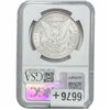 Image 2 : 1890-CC Morgan Silver Dollar NGC AU58