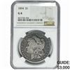 Image 1 : 1894 Morgan Silver Dollar NGC G4