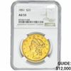 Image 1 : 1851 $20 Gold Double Eagle NGC AU53