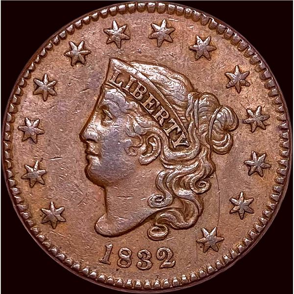 1832 Coronet Head Large Cent CLOSELY UNCIRCULATED