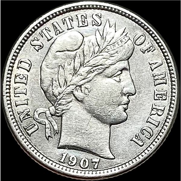 1907-S Silver Barber Dime UNCIRCULATED