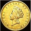 Image 1 : 1854 Gold $1 Indian Head Type 2 CLOSELY UNCIRCULATED
