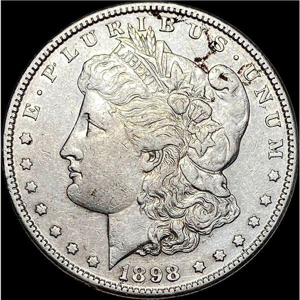 1898-S Silver Morgan Dollar CLOSELY UNCIRCULATED