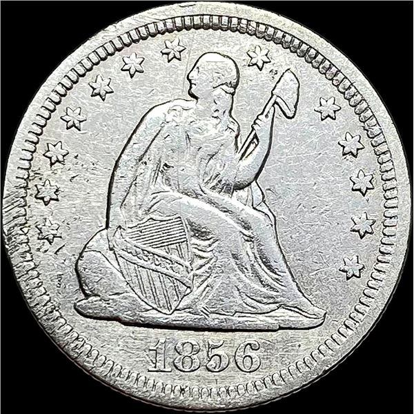 1856 Seated Liberty Quarter CLOSELY UNCIRCULATED
