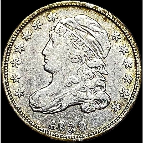 1830 Capped Bust Dime LIGHTLY CIRCULATED