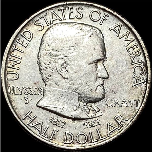 1922 Silver Half Dollar Grant Memorial UNCIRCULATED