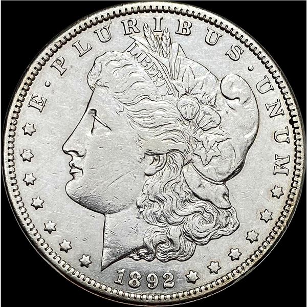 1892 Morgan Silver Dollar CLOSELY UNCIRCULATED