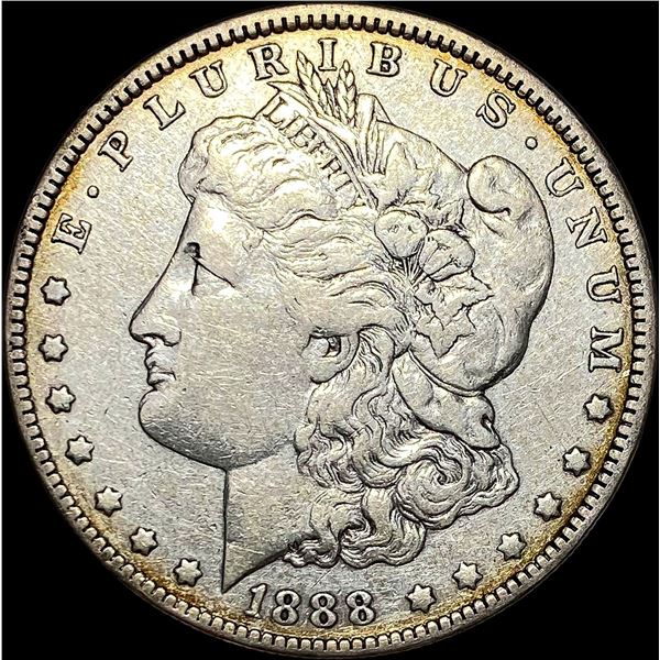 1888-O Hot Lips Morgan Silver Dollar LIGHT CIRC