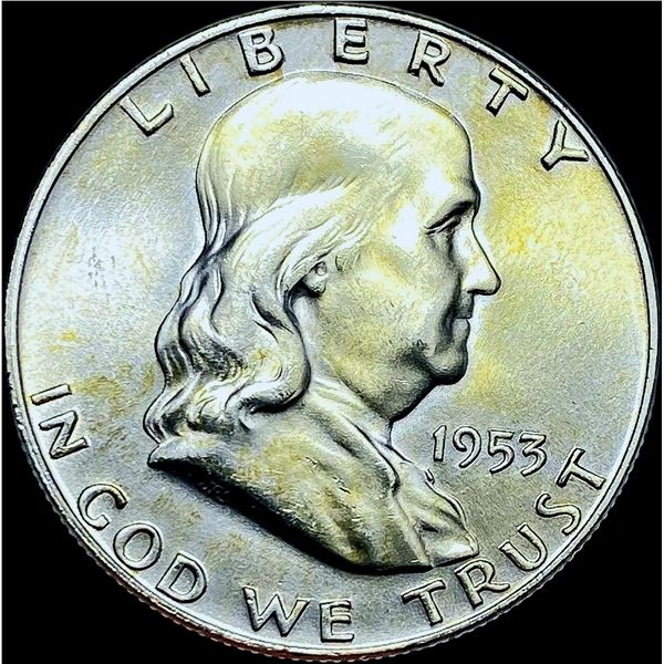1953-D Franklin Half Dollar GEM BU
