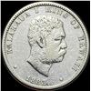 Image 1 : 1883 Silver 1/4 Dollar Hawaii CLOSELY UNCIRCULATED