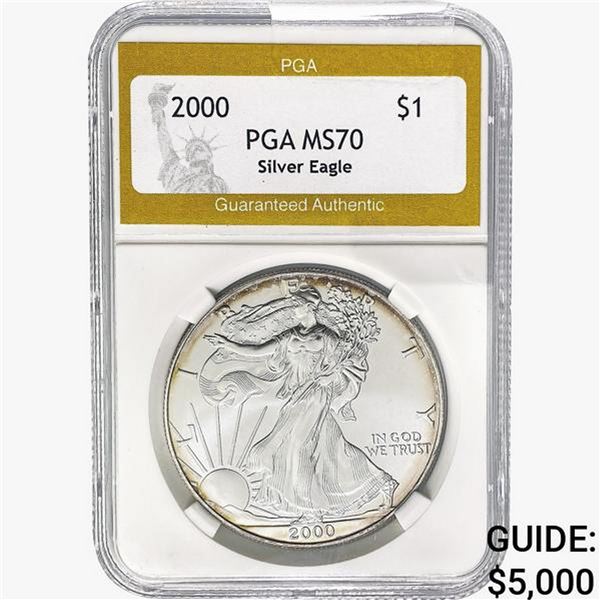 2000 American Silver Eagle PGA MS70