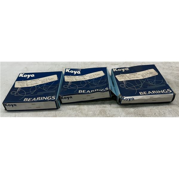 (3) Koyo #394A Bearings