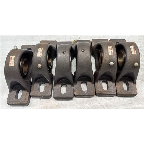Lot of (6) Fafnir #RAKH 1-3/4 Pillow Bearings