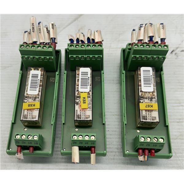 (3) Phoenix Contact #2981444 / PSR-SCF-24UC/URM/4X1/2X2 Modules