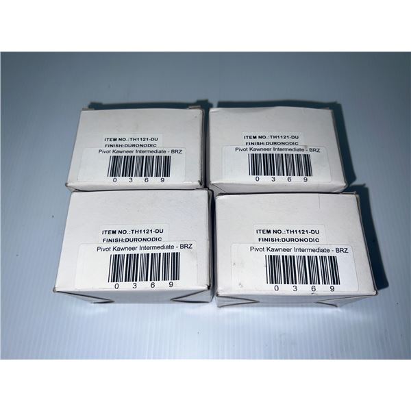 (4) Global Door Controls #TH1121-DU Kawneer Style Intermediate Pivot Hinge Sets