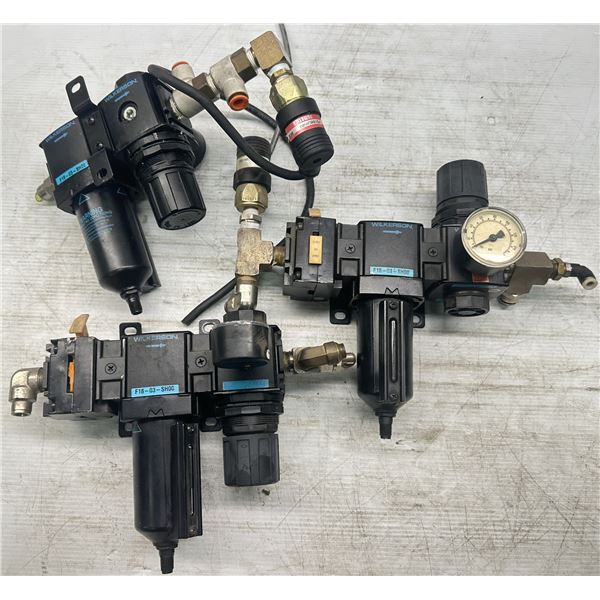 Lot of (3) Wilkerson Filter Units