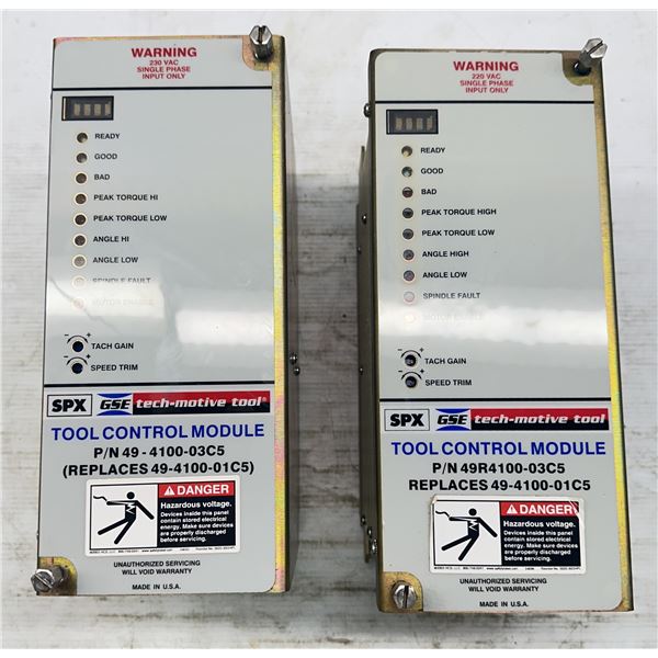 (2) Techmotive #49-4100-03C5 Tool Control Modules