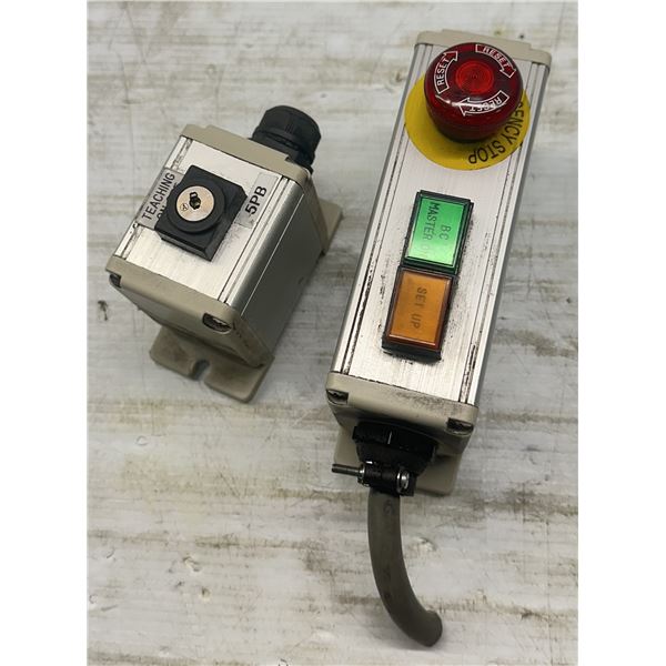 Lot of (2) Misc. Stop Button Units