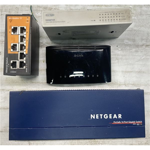 Lot of (4) Misc. Ethernet Devices