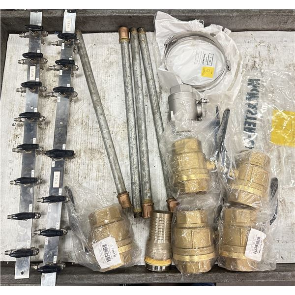 Lot of Misc. Brass Ball Valve Plus More+++