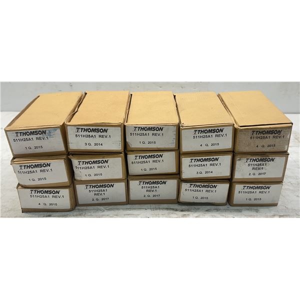 Lot of (15) Thomson #511H25A1 Linear Guide Blocks