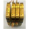 Image 1 : Lot of (4) Pilz #751167 / PNOZ s7.1C 24VDC 3n/o Cascade Safety Relays