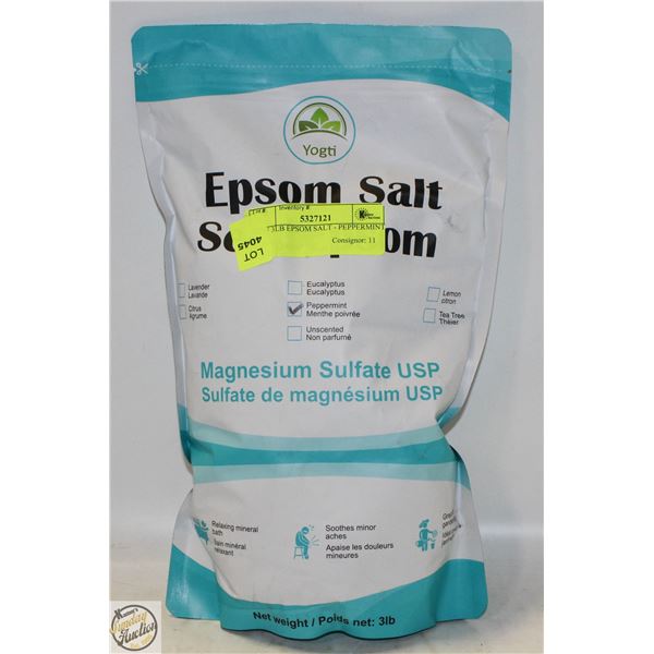 NEW 3LB EPSOM SALT - PEPPERMINT
