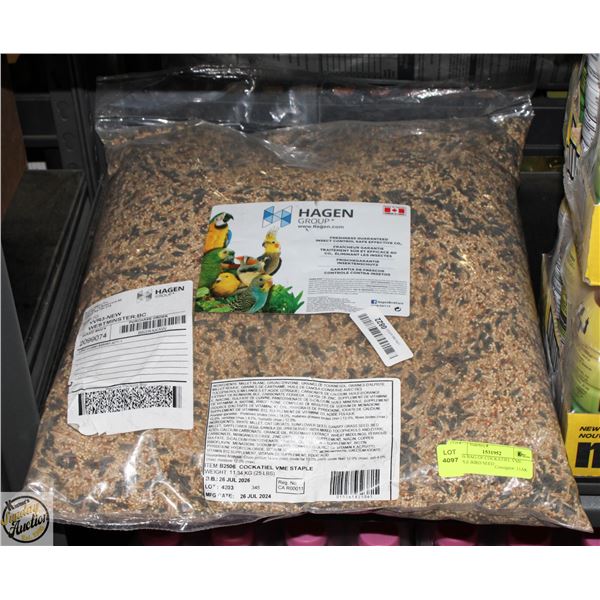 25LBS BAG OF COCKATIEL VME STAPLE BIRD SEED