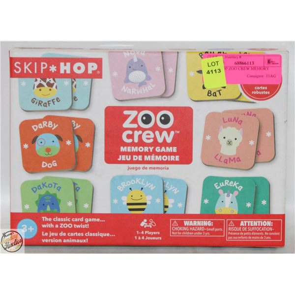SKIP HOP ZOO CREW MEMORY GAME