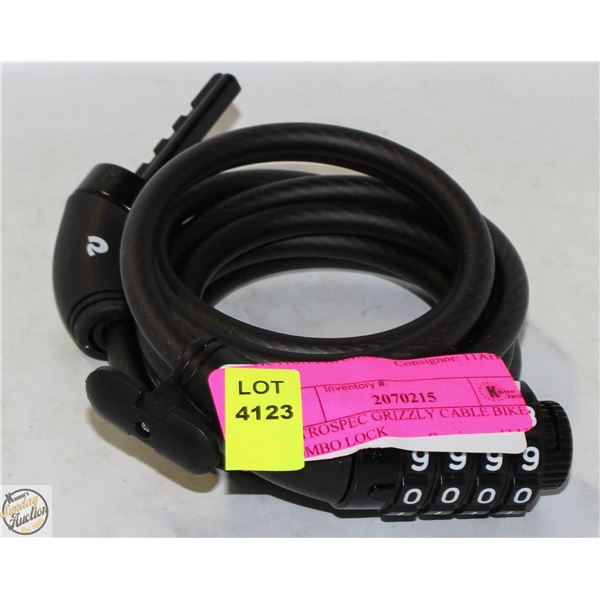 RETROSPEC GRIZZLY CABLE BIKE COMBO LOCK