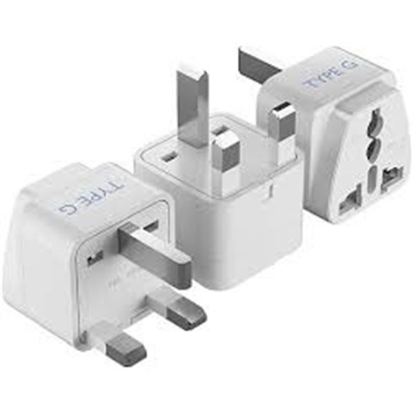 NEW 3 PACK CEPTICS UAE TRAVEL ADAPTER TYPE G