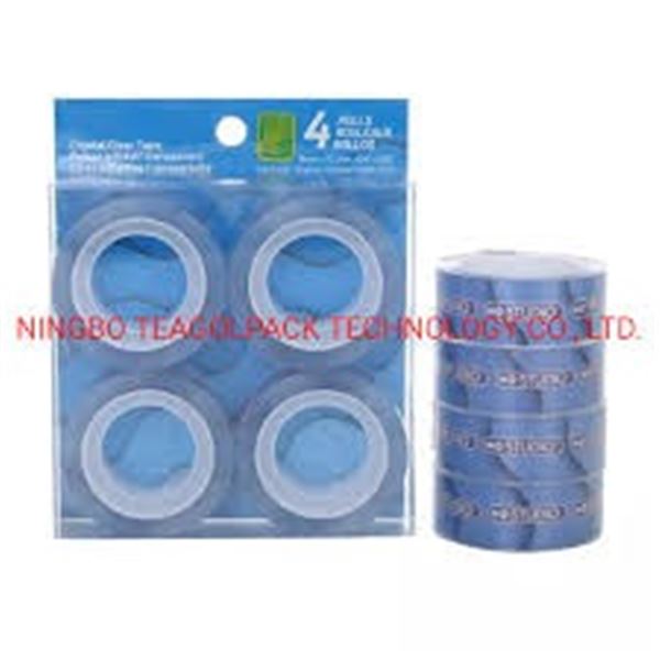 NEW STUDIO CRYSTAL CLEAR TAPE 4 ROLLS
