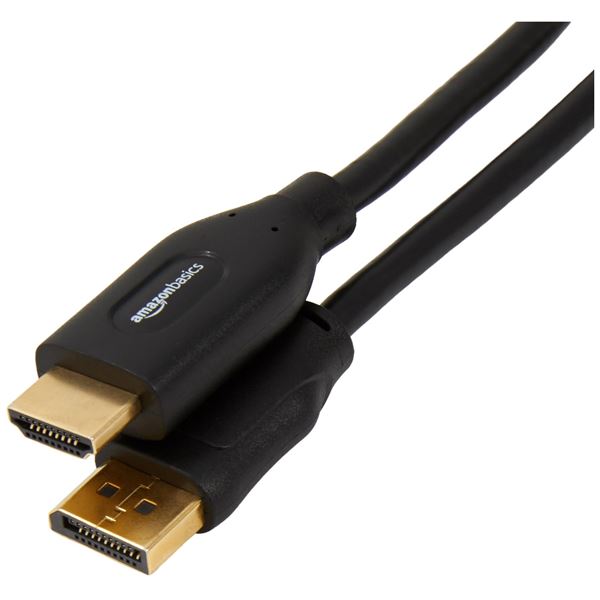 NEW AMAZON BASICS DISPLAYPORT TO HDMI DISPLAY CABL