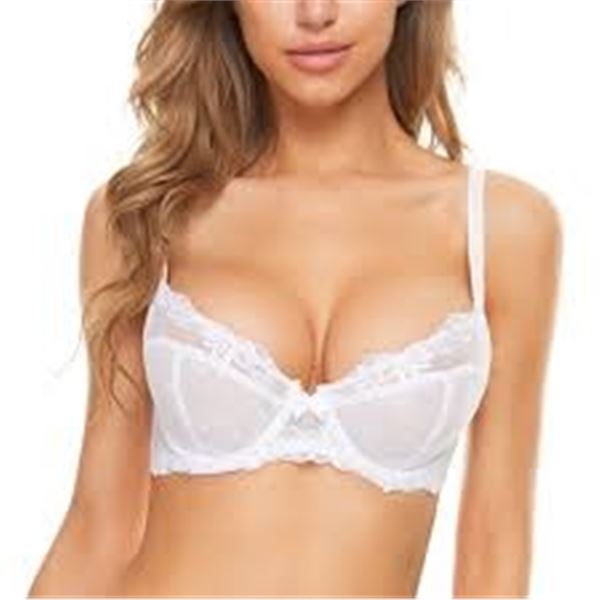 NEW WINGSLOVE WOMENS WHITE BRA 40C